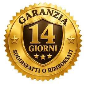 Garanzia di 14 giorni soddisfatto o rimborsato